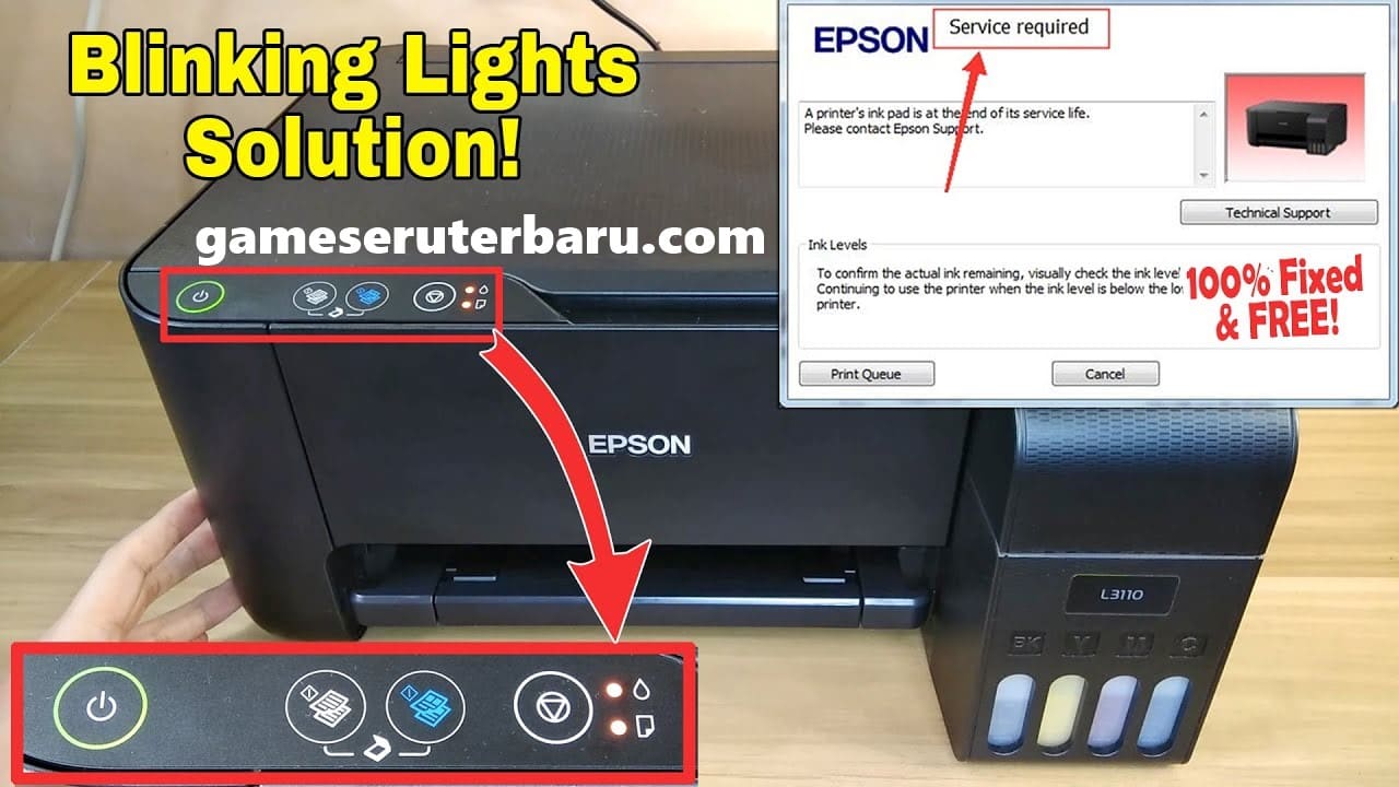 Resetter Epson l3110