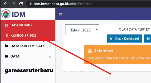 IDM Kemendesa Login