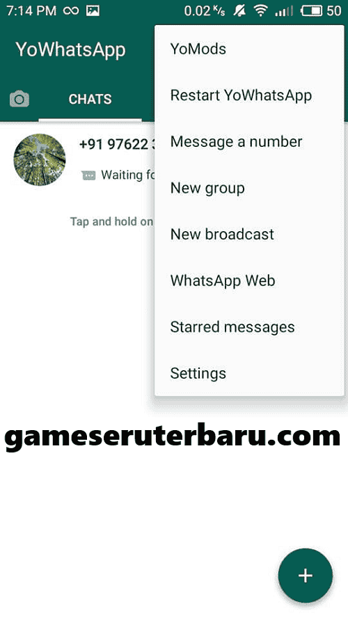 YoWhatsapp 9.95 Apk download 